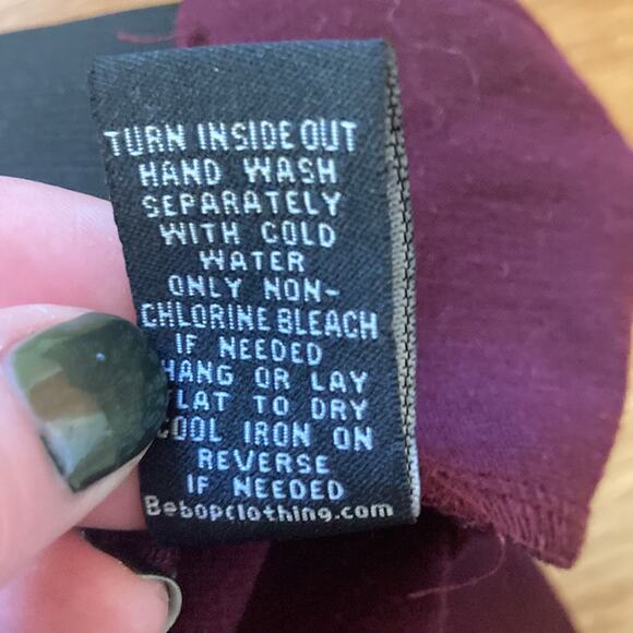 BeBop Eggplant Purple Leggings, Size M - Picture 9 of 9